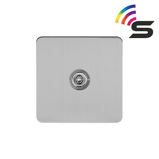 Brushed Chrome Smart Light Switch
