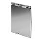 The Finsbury Collection Polished Chrome Black Insert Flat Plate 2 x25mm EM-Euro Module Floor Plate