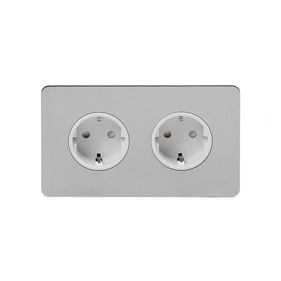 2 gang euro socket