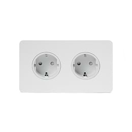 2 gang euro socket