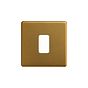Soho Lighting Antique Gold 1 Gang RM Rectangular Module Grid Switch Plate