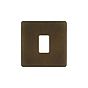 The Westminster Collection Vintage Brass 1 Gang RM Rectangular Module Grid Switch Plate