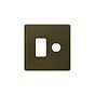 The Eton Collection Bronze 2 Gang 1RM+1CM Dual Module Grid Switch Plate