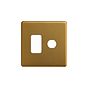 Soho Lighting Antique Gold 2 Gang 1RM+1CM Dual Module Grid Switch Plate