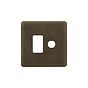 The Westminster Collection Vintage Brass 2 Gang 1RM+1CM Dual Module Grid Switch Plate