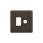 The Westminster Collection Vintage Brass 2 Gang 1RM+1CM Dual Module Grid Switch Plate