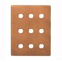 Antique Copper 9 Gang Grid Plate
