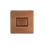 The Chiswick Collection Antique Copper 3-Pole Extractor Fan Isolator Switch