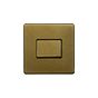 The Belgravia Collection Old Brass 3-Pole Extractor Fan Isolator Switch
