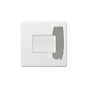 Soho Lighting Primed Paintable Extractor Fan Isolator Switch with White Switch