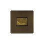 Vintage Brass Extractor Fan Isolator Switch
