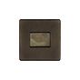 The Westminster Collection Vintage Brass 3-Pole Extractor Fan Isolator Switch