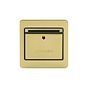 The Savoy Collection Brushed Brass 32A Key Card Switch With Black Insert