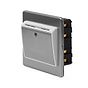 The Lombard Collection Brushed Chrome 32A Key Card Switch With White Insert