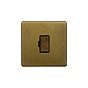 The Belgravia Collection Old Brass 13A Double Pole Unswitched Fused Connection Unit (FCU)