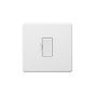 Soho Lighting Primed Paintable Fused Spur (FCU) Unswitched 13A Double Pole with White Switch