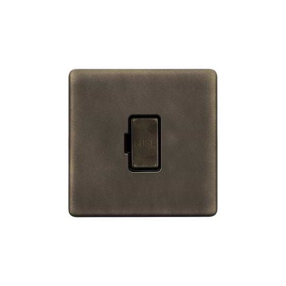The Westminster Collection Vintage Brass 13A Double Pole Unswitched Fused Connection Unit (FCU)