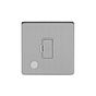 Soho Lighting Brushed Chrome 13A Unswitched Connection Unit Flex Outlet Wht Ins Screwless