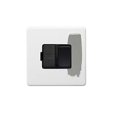 Soho Lighting Primed Paintable Switched Fused Spur (FCU) 13A Double ...