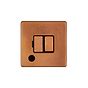 The Chiswick Collection Antique Copper 13A Switched Fused Connection Unit (FCU) Flex Outlet