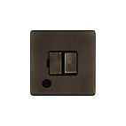 The Westminster Collection Vintage Brass 13A Switched Fused Connection Unit (FCU) Flex Outlet