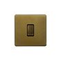 The Belgravia Collection Old Brass 1 Gang 20 Amp Switch
