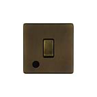 The Westminster Collection Vintage Brass 1 Gang Flex Outlet 20 Amp Switch