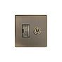 The Charterhouse Collection 13A Toggle Switched Fused Connection Unit (FCU) Antique Brass