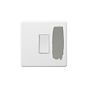 Paintable 45A Double Pole Switch Single Plate
