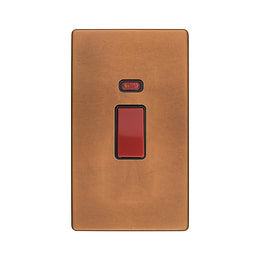 Antique Copper Double Pole Switch