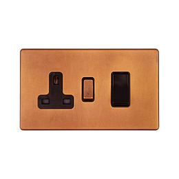 Antique Copper 45A Cooker Control Switch