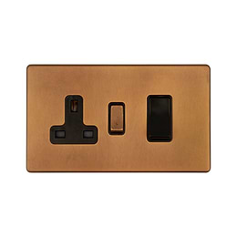 Antique Copper 45A Cooker Control Switch
