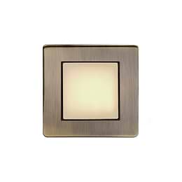 The Charterhouse Collection LED Stair Light - Warm White  Antique Brass