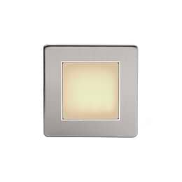 The Lombard Collection Brushed Chrome LED Stair Light - Warm White 