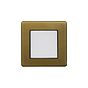 The Belgravia Collection Old Brass LED Stair Light - Cool White 