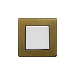 The Belgravia Collection Old Brass LED Stair Light - Cool White 