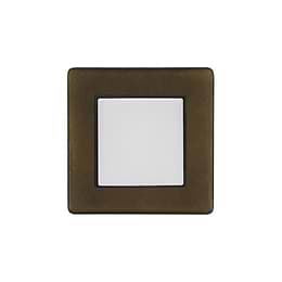 The Westminster Collection Vintage Brass LED Stair Light - Cool White 