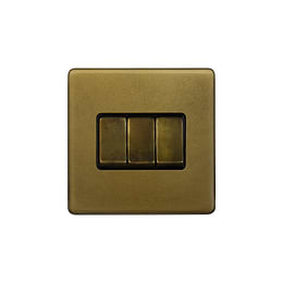 Old Brass Bulkhead Rocker Light
