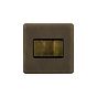The Westminster Collection Vintage Brass 10A 3 Gang Intermediate switch