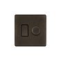 The Westminster Collection Vintage Brass Dimmer and Rocker Switch Combo (2-Way Switch & 2- Way Intelligent Dimmer)