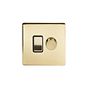 Brushed Brass dimmer and rocker switch combo