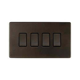 Vintage Brass 2 Way and Intermediate Switch