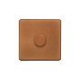 The Chiswick Collection Antique Copper 1 Gang 2-Way Intelligent Dimmer 150W LED (300W Halogen/Incandescent)