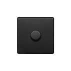 matt black Multi-Way Dimmer switch
