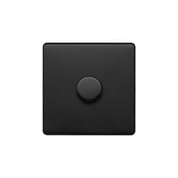 matt black Multi-Way Dimmer switch
