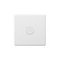 Soho Lighting Primed Paintable 1 Gang 2 -Way Intelligent Dimmer 150W LED (300w Halogen/Incandescent) with White Switch
