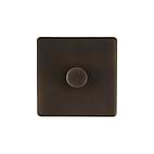 Vintage Brass 1 Gang Dimmer Switch
