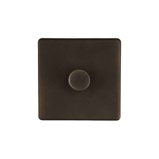 The Westminster Collection Vintage Brass 1 Gang 2 -Way Intelligent Dimmer 150W LED (300w Halogen/Incandescent)