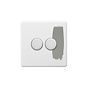 Paintable 2 Gang Dimmer Switch
