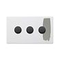 3 Gang Paintable Dimmer Switch